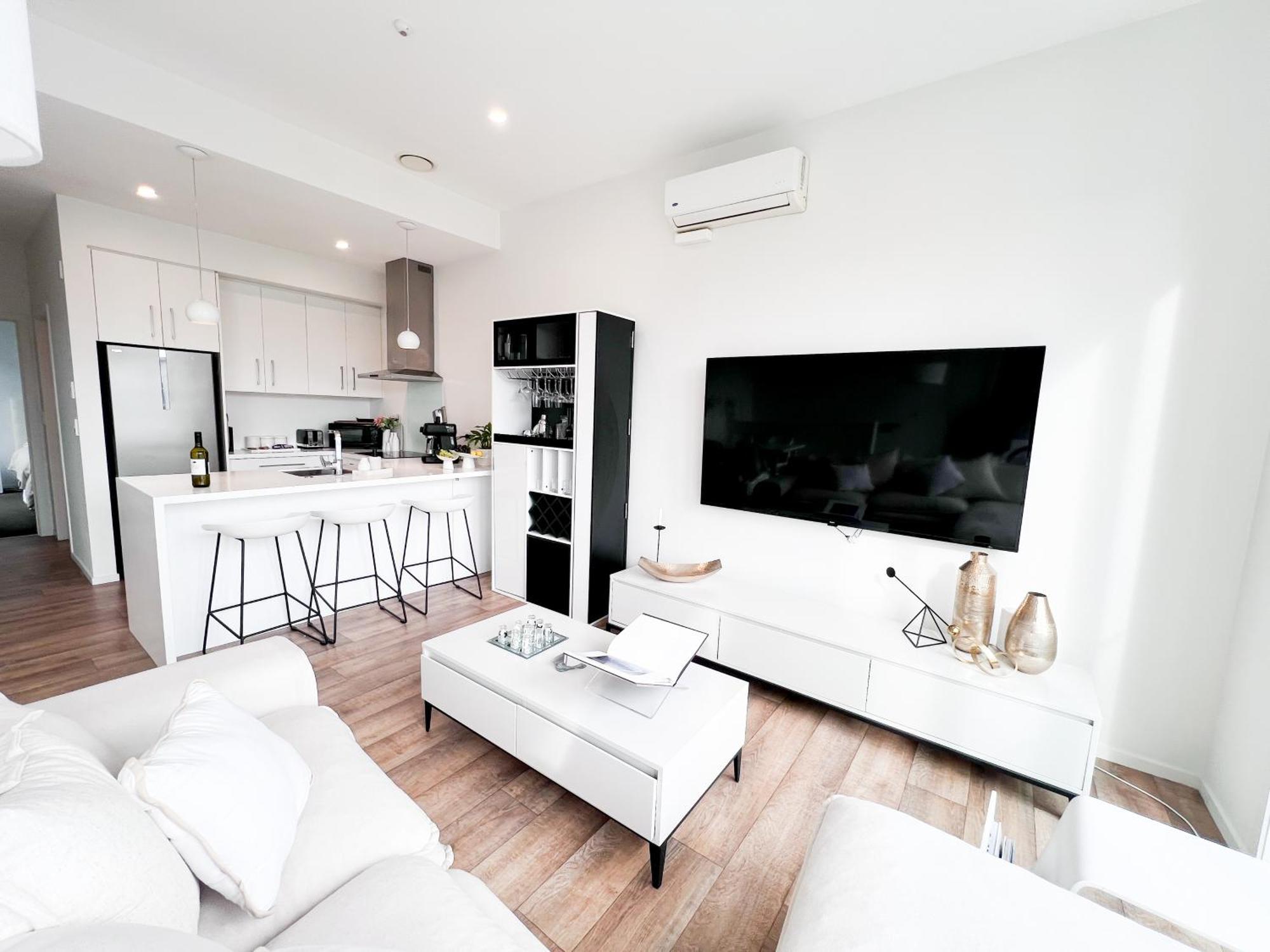 Luxury 2 Bedroom Apartment With Cocktail Bar And Espresso Machine Auckland Ngoại thất bức ảnh
